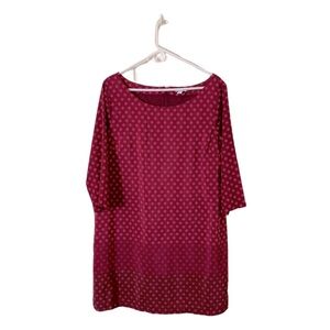 Old Navy Red & Pink Dress Polka Dot Pattern Size XL